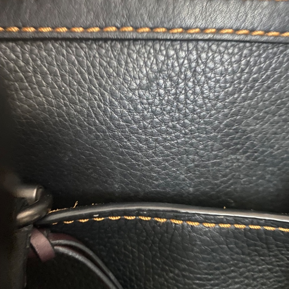 Coach Black Leather Rogue 1941 Satchel - Picture 9 of 16